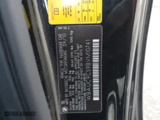 2011 BMW 1 Series 135i with VIN WBAUC9C59BVM10741, listed as a Copart auction lot 79583304 with 128,300 mi miles and Salvage Title. Bid and sale history available at carsss.com. Image 12.