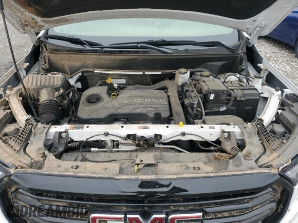 2022 GMC Terrain SLT with VIN 3GKALVEV7NL302641, listed as a Copart auction lot 51687135 with 43,258 mi miles and Salvage Title. Bid and sale history available at carsss.com. Image 12.