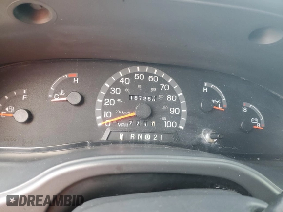 2003 Ford Econoline Cargo with VIN 1FTRE14213HB55527, listed as a Copart auction lot 86526164 with 187,256 mi miles and Non Repairable. Bid and sale history available at carsss.com. Image 9.