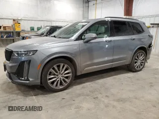 2020 Cadillac XT6 AWD Sport with VIN 1GYKPGRS5LZ145966, listed as a Copart auction lot 66585334 with 76,735 mi miles and Salvage Title. Bid and sale history available at carsss.com. Image 1.