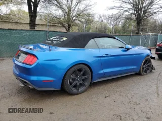 2020 Ford Mustang EcoBoost with VIN 1FATP8UH1L5181811, listed as a Copart auction lot 52196455 with 39,762 mi miles and Salvage Title. Bid and sale history available at carsss.com. Image 3.