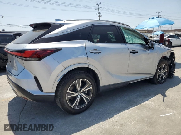 2023 Lexus RX 350 with VIN 2T2BAMCA0PC026398, listed as a Copart auction lot 62109625 with 25,324 mi miles and Salvage title. Bid and sale history available at DreamBid. Image 3.