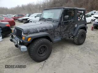 2003 Jeep Wrangler Sahara with VIN 1J4FA59S33P328463, listed as a Copart auction lot 87360754 with 116,295 mi miles and Clean Title. Bid and sale history available at carsss.com. Image 1.