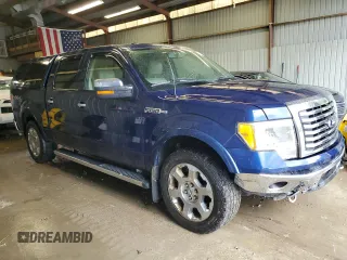 2010 Ford F-150 XL with VIN 1FTFW1EV3AKE70421, listed as a Copart auction lot 55401005 with 136,440 mi miles and Salvage title. Bid and sale history available at DreamBid. Image 4.