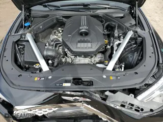 2021 Genesis G70 2.0T with VIN KMTG64LA9MU076535, listed as a Copart auction lot 42027754 with 20,446 mi miles. Bid and sale history available at carsss.com. Image 11.