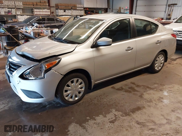 2019 Nissan Versa S Plus with VIN 3N1CN7AP6KL838612, listed as a IAAI auction lot 42847034 with 96,092 mi miles and . Bid and sale history available at DreamBid. Image 2.
