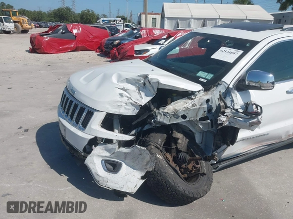 2014 Jeep Grand Cherokee Limited with VIN 1C4RJFBG7EC236572, listed as a IAAI auction lot 42134807 with 170,342 mi miles and . Bid and sale history available at DreamBid. Image 6.