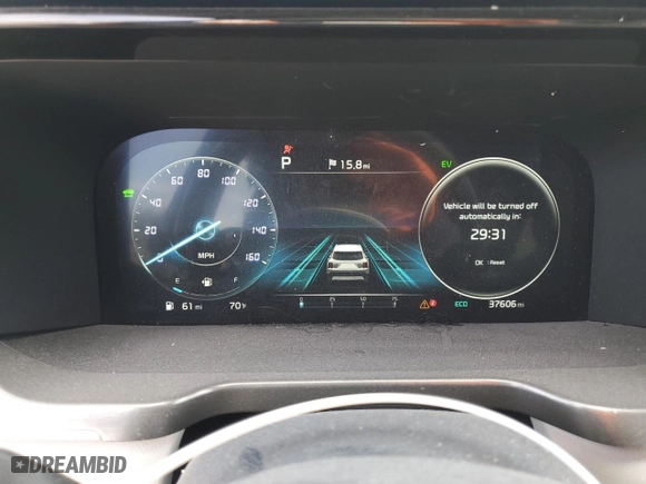 2022 Kia Sorento Plug-In Hybrid SX Prestige with VIN KNDRMDLH5N5115918, listed as a Copart auction lot 85520074 with 37,606 mi miles and Salvage Title. Bid and sale history available at carsss.com. Image 9.