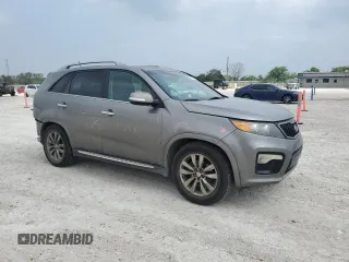2013 Kia Sorento SX with VIN 5XYKW4A28DG362706, listed as a Copart auction lot 50388945 with 206,083 mi miles and Salvage Title. Bid and sale history available at carsss.com. Image 4.