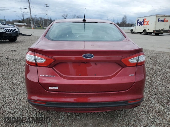 2016 Ford Fusion SE with VIN 1FA6P0H7XG5109933, listed as a Copart auction lot 53971955 with 76,201 mi miles and Clean Title. Bid and sale history available at carsss.com. Image 6.