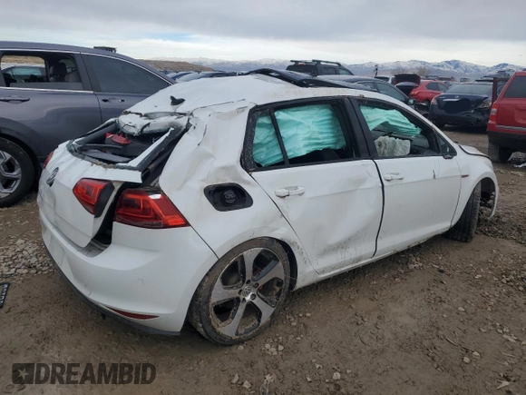 2015 Volkswagen Golf GTI SE with VIN 3VW5T7AU0FM014846, listed as a Copart auction lot 41404315 with 0 mi miles and Salvage Title. Bid and sale history available at carsss.com. Image 3.