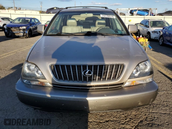 2000 Lexus RX 300 with VIN JT6HF10U6Y0113111, listed as a Copart auction lot 74770514 with 166,403 mi miles and Salvage Title. Bid and sale history available at carsss.com. Image 5.