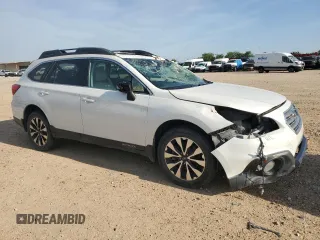 2017 Subaru Outback Limited with VIN 4S4BSENC1H3225245, listed as a Copart auction lot 48567765 with 121,816 mi miles and Salvage title. Bid and sale history available at DreamBid. Image 4.