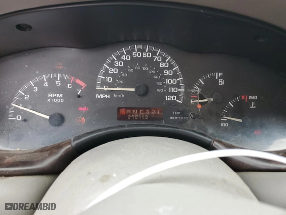 1998 Chevrolet Malibu LS with VIN 1G1NE52M6WY121140, listed as a Copart auction lot 45587894 with 278,488 mi miles and Clean Title. Bid and sale history available at carsss.com. Image 9.
