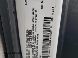 2005 Subaru Legacy with VIN 4S3BP616657312428, listed as a Copart auction lot 89338005 with 78,617 mi miles and Salvage title. Bid and sale history available at DreamBid. Image 12.