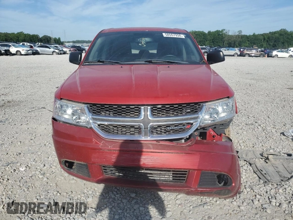 2014 Dodge Journey SE with VIN 3C4PDCAB1ET182547, listed as a Copart auction lot 58557934 with 168,374 mi miles and Salvage Title. Bid and sale history available at carsss.com. Image 5.