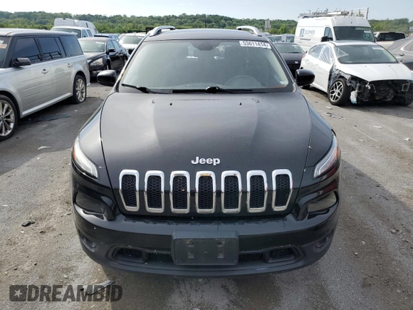 2018 Jeep Cherokee Latitude Tech Connect with VIN 1C4PJMCB5JD520365, listed as a Copart auction lot 53611414 with 110,229 mi miles and Salvage title. Bid and sale history available at DreamBid. Image 5.