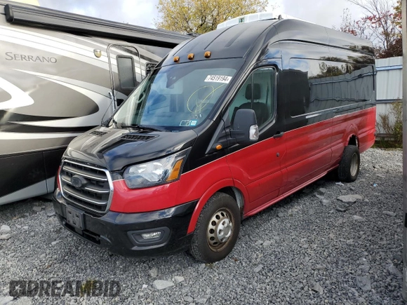 2020 Ford Transit with VIN 1FTBF4UG0LKA12471, listed as a Copart auction lot 79686724 with 175,526 mi miles and Salvage Title. Bid and sale history available at DreamBid. Image 1.