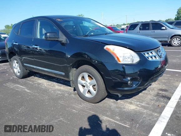 2013 Nissan Rogue S with VIN JN8AS5MT6DW503409, listed as a IAAI auction lot 42183159 with 164,702 mi miles and . Bid and sale history available at DreamBid. Image 1.