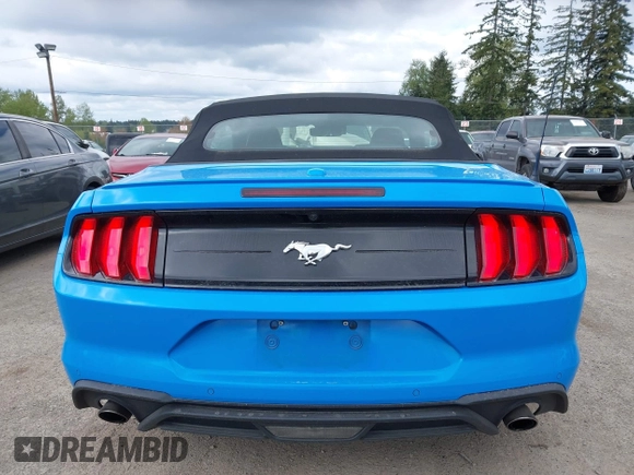 2022 Ford Mustang EcoBoost with VIN 1FATP8UH3N5124691, listed as a IAAI auction lot 42073596 with 40,612 mi miles. Bid and sale history available at carsss.com. Image 17.