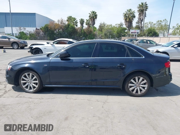 2014 Audi A4 Premium with VIN WAUBFAFL4EA083512, listed as a IAAI auction lot 42162290 with 192,786 mi miles. Bid and sale history available at carsss.com. Image 14.