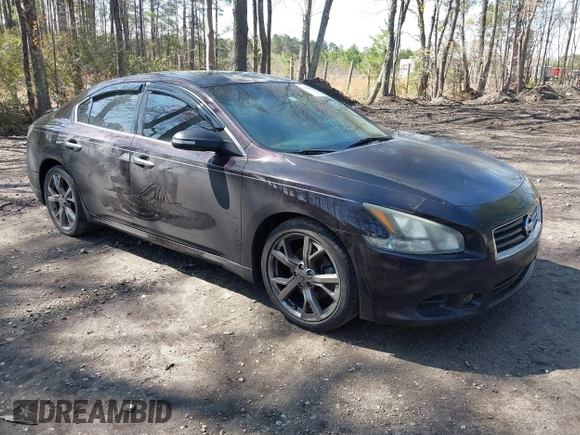 2012 Nissan Maxima SV with VIN 1N4AA5AP1CC830876, listed as a IAAI auction lot 41926273 with 252,732 mi miles and . Bid and sale history available at DreamBid. Image 1.