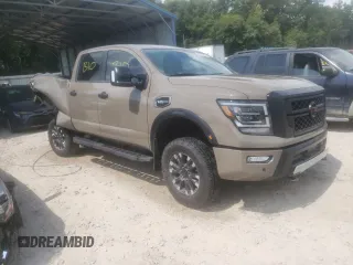 2023 Nissan Titan XD PRO-4X with VIN 1N6AA1FB4PN111502, listed as a Copart auction lot 60640414 with 13,254 mi miles and Non Repairable. Bid and sale history available at carsss.com. Image 4.
