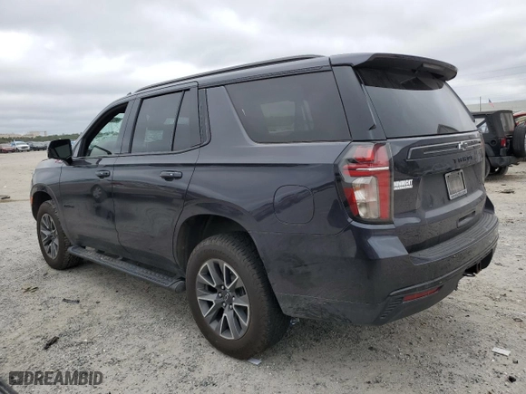 2023 Chevrolet Tahoe Z71 with VIN 1GNSKPKD7PR164466, listed as a Copart auction lot 44533305 with 51,782 mi miles and Salvage Title. Bid and sale history available at carsss.com. Image 2.