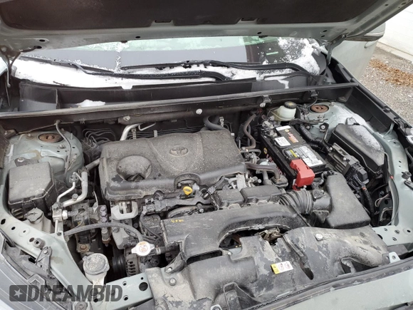2020 Toyota RAV4 XLE with VIN JTMP1RFV4LD048990, listed as a Copart auction lot 85850564 with 122,230 mi miles and Salvage Title. Bid and sale history available at carsss.com. Image 12.