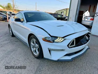2019 Ford Mustang EcoBoost with VIN 1FA6P8TH1K5161216, listed as a Copart auction lot 63907445 with 114,822 mi miles and Clean title. Bid and sale history available at DreamBid. Image 1.