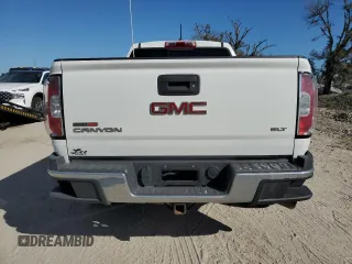 2016 GMC Canyon 2WD SLT with VIN 1GTG5DE17G1360721, listed as a Copart auction lot 73878564 with 0 mi miles and Salvage Title. Bid and sale history available at carsss.com. Image 6.