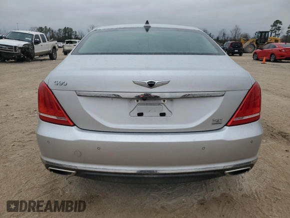 2018 Genesis G90 Ultimate with VIN KMHG54JH8JU037377, listed as a Copart auction lot 45420875 with 39,548 mi miles and Clean Title. Bid and sale history available at DreamBid. Image 6.