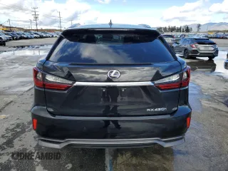 2017 Lexus RX with VIN 2T2BGMCA0HC020407, listed as a Copart auction lot 43097533 with 27,051 mi miles. Bid and sale history available at carsss.com. Image 6.
