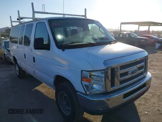 2011 Ford Econoline Passenger XL with VIN 1FBNE3BL0BDA75121, listed as a IAAI auction lot 41469640 with 105,558 mi miles. Bid and sale history available at carsss.com. Image 1.