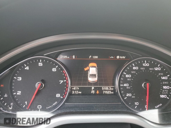 2015 Audi A8 z VIN WAUJGAFD9FN003570, wystawiony jako Copart lot #87642905 z przebiegiem 71 523 mil mil oraz Czysty tytuł • Clean title. Historia ofert i sprzedaży dostępna na DreamBid. Obrazek 9.