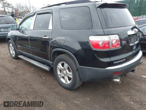 2008 GMC Acadia SLE1 with VIN 1GKEV13718J302154, listed as a IAAI auction lot 41614384 with 130,846 mi miles. Bid and sale history available at carsss.com. Image 3.