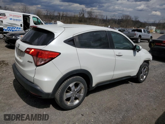 2016 Honda HR-V EX with VIN 3CZRU6H56GM757694, listed as a Copart auction lot 53131705 with 95,039 mi miles and Salvage Title. Bid and sale history available at carsss.com. Image 3.