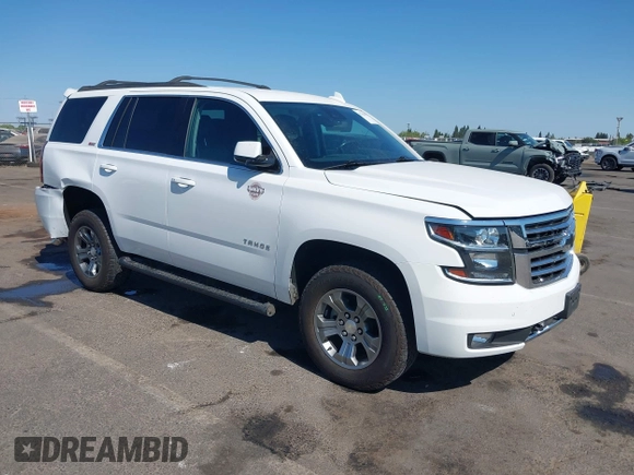 2017 Chevrolet Tahoe LT with VIN 1GNSKBKC4HR356570, listed as a IAAI auction lot 42762093 with 146,679 mi miles and . Bid and sale history available at DreamBid. Image 1.