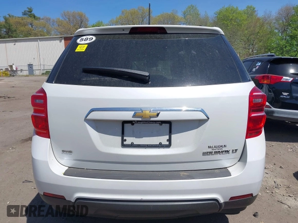 2016 Chevrolet Equinox LT with VIN 2GNFLFEK9G6144542, listed as a IAAI auction lot 42172889 with 137,474 mi miles and . Bid and sale history available at DreamBid. Image 16.