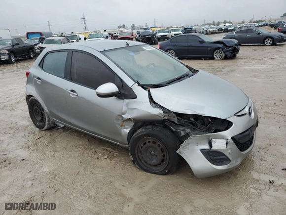 2013 Mazda Mazda2 Sport with VIN JM1DE1KY7D0161656, listed as a Copart auction lot 43076815 with 146,871 mi miles and Salvage Title. Bid and sale history available at carsss.com. Image 4.