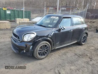 2015 MINI Cooper Countryman S with VIN WMWZC5C55FWP48765, listed as a Copart auction lot 46221305 with 109,823 mi miles and Salvage Title. Bid and sale history available at carsss.com. Image 1.