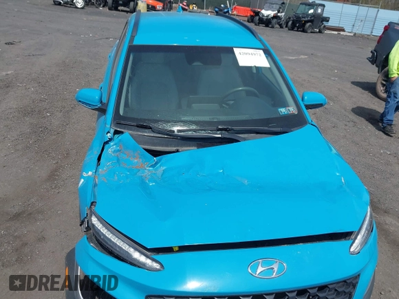 2023 Hyundai Kona SEL with VIN KM8K6CAB6PU977828, listed as a IAAI auction lot 42094972 with 61,283 mi miles and . Bid and sale history available at DreamBid. Image 6.