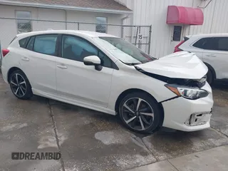 2021 Subaru Impreza Special Sports with VIN 4S3GTAJ60M1706545, listed as a IAAI auction lot 42424387 with 55,228 mi miles and . Bid and sale history available at DreamBid. Image 1.