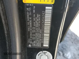 2006 BMW 5 Series 530i with VIN WBANE73556CM36242, listed as a Copart auction lot 52580755 with 162,065 mi miles and Salvage Title. Bid and sale history available at carsss.com. Image 13.