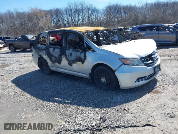 2014 Honda Odyssey LX с VIN 5FNRL5H25EB004409, выставлен на аукционе IAAI как лот 41781485 с пробегом Не указан миль и . История ставок и продаж доступна на DreamBid. Изображение 1.