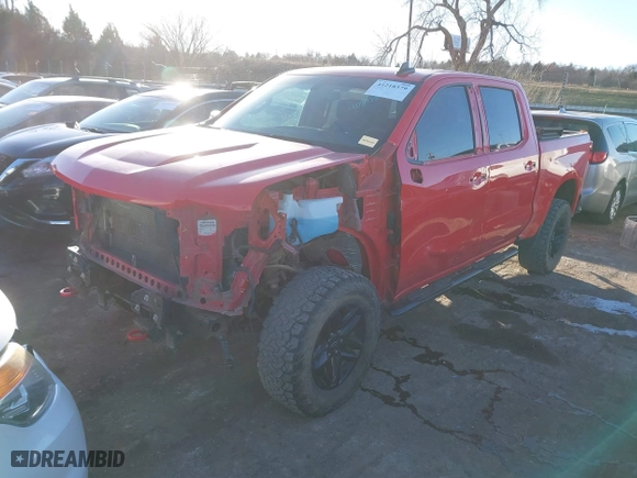2019 Chevrolet Silverado 1500 Custom Trail Boss with VIN 1GCPYCEF0KZ183310, listed as a IAAI auction lot 41218379 with 63,522 mi miles. Bid and sale history available at carsss.com. Image 20.