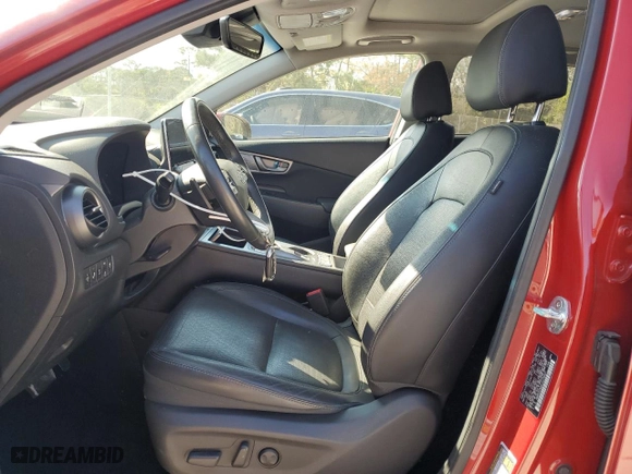 2020 Hyundai Kona Electric Ultimate with VIN KM8K53AG2LU076447, listed as a Copart auction lot 44697745 with 72,066 mi miles and Salvage Title. Bid and sale history available at carsss.com. Image 7.
