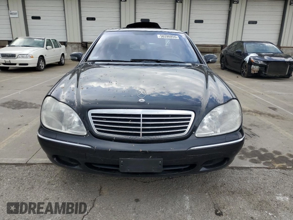 2002 Mercedes-Benz S 500 z VIN WDBNG75J22A219954, wystawiony jako Copart lot #56286855 z przebiegiem 144 562 mil mil oraz Szkoda całkowita • Salvage title. Historia ofert i sprzedaży dostępna na DreamBid. Obrazek 5.