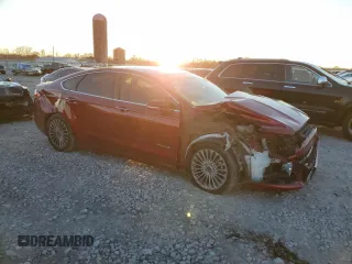 2013 Ford Fusion Titanium Hybrid with VIN 3FA6P0RU8DR343551, listed as a Copart auction lot 87515335 with 197,164 mi miles and Salvage Title. Bid and sale history available at carsss.com. Image 4.