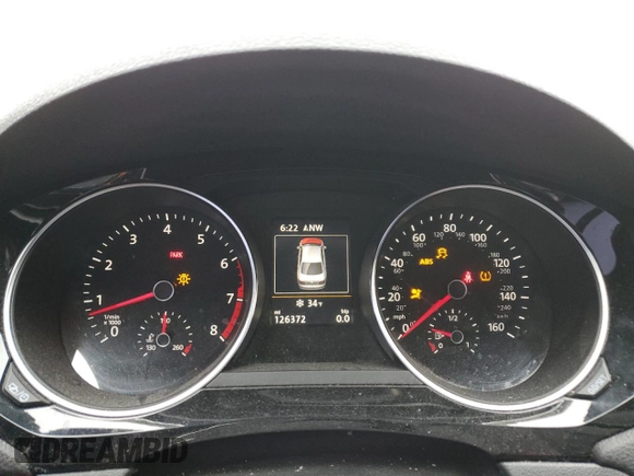2016 Volkswagen Jetta Sedan 2.0T GLI SE with VIN 3VW5T7AJ1GM243348, listed as a Copart auction lot 86398744 with 126,372 mi miles and Salvage Title. Bid and sale history available at carsss.com. Image 9.